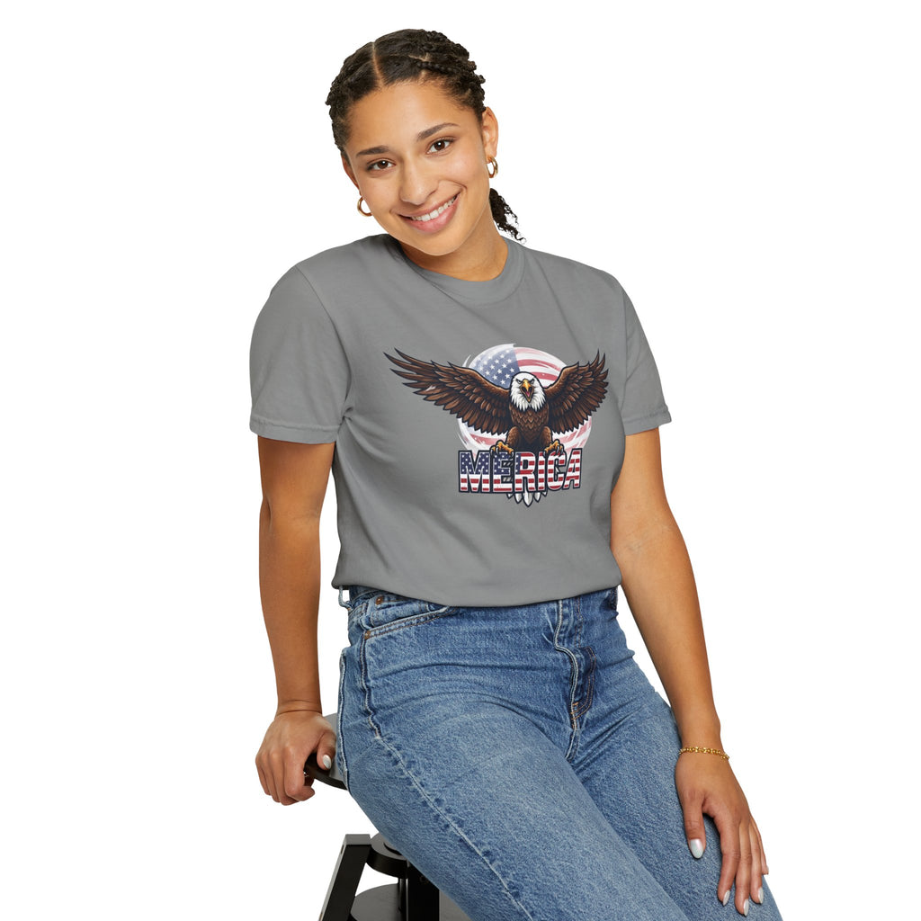 "Merica" Unisex Garment-Dyed Tee