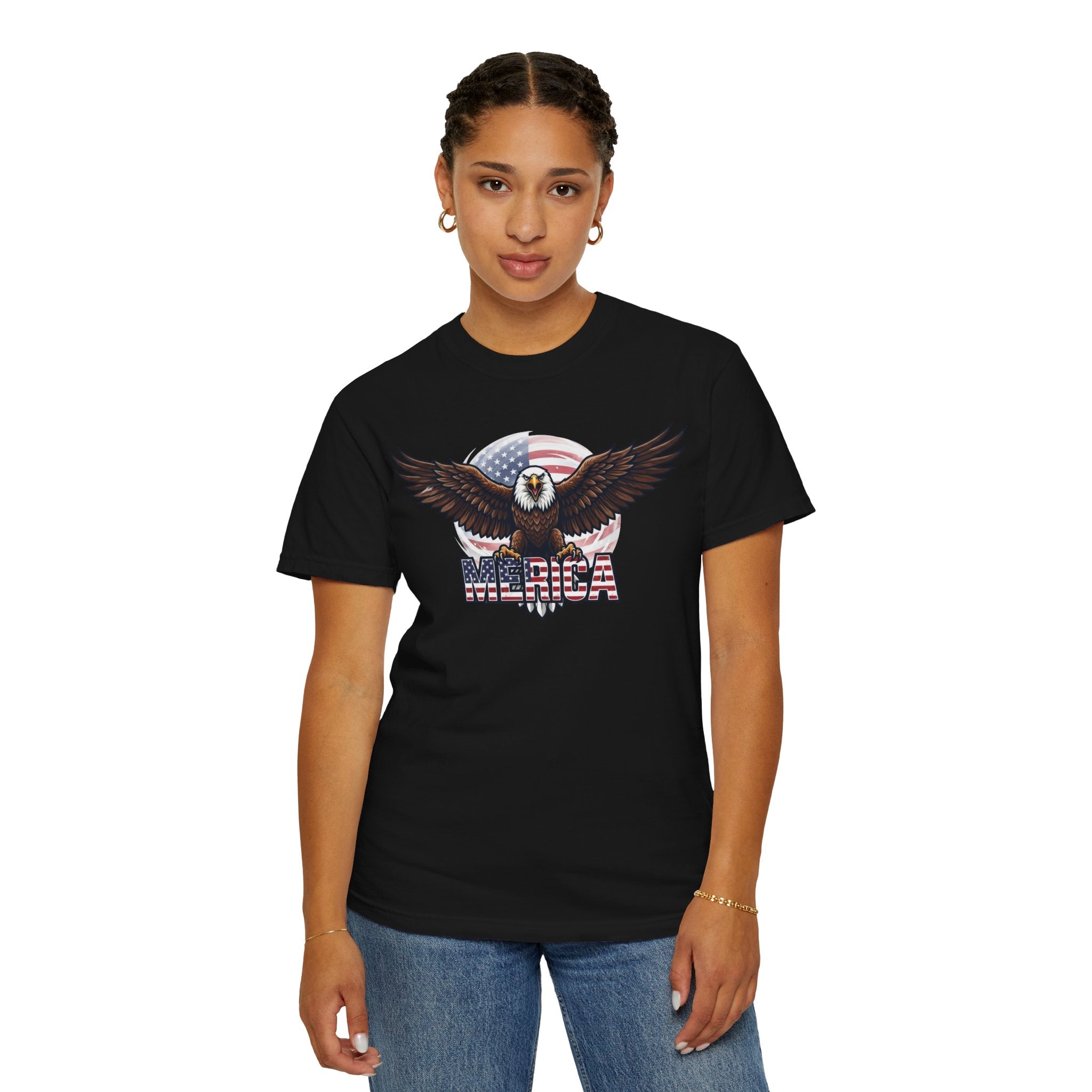 "Merica" Unisex Garment-Dyed Tee