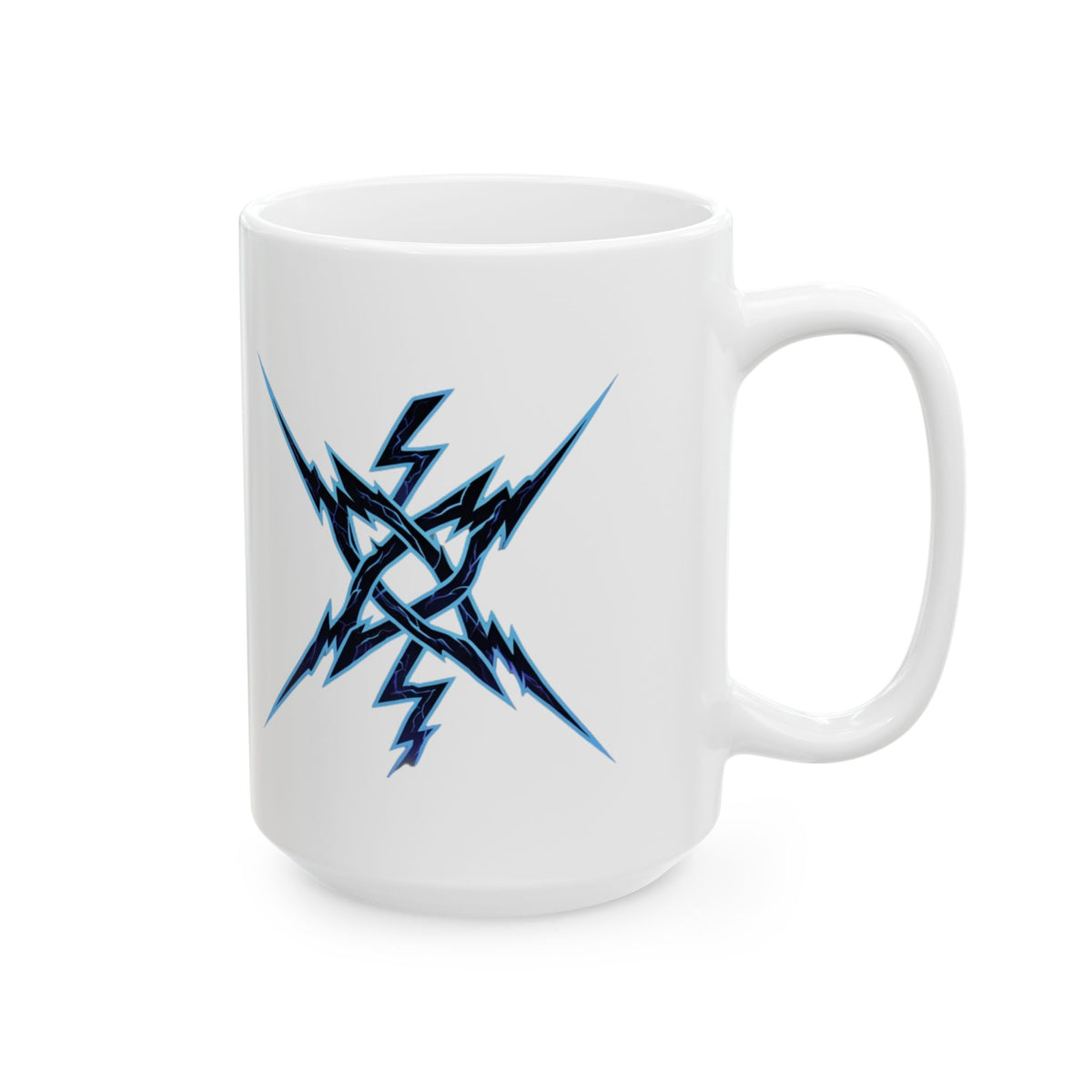 "Triple Goddess Tempest" White Ceramic Mug — Graphic