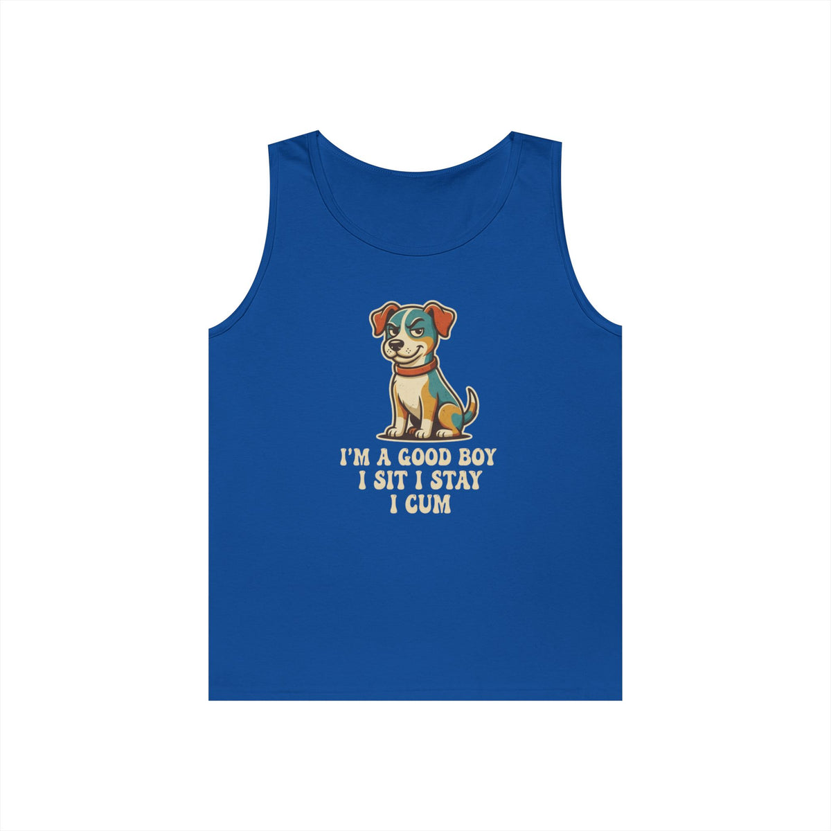 Color: Royal | I'm A Good Boy Tank Top