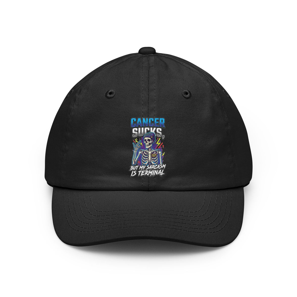 Color: Black | Cancer Sucks But My Sarcasm Is Terminal Dad Hat