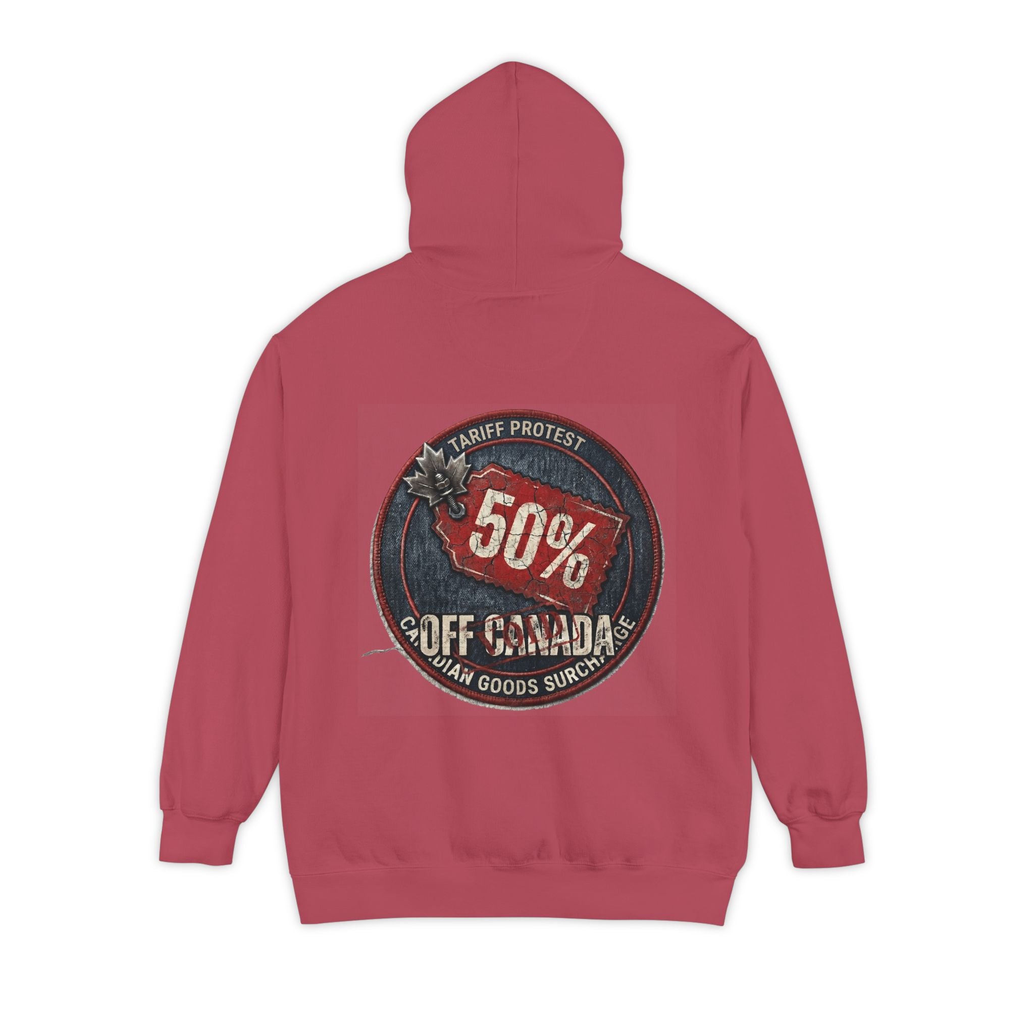 "50% Off Canada" Garment-Dyed Hoodie