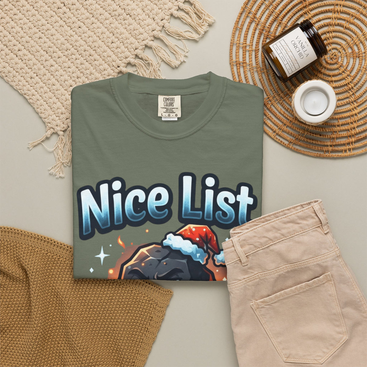 "Nice List Nominee" Unisex Garment-Dyed Tee