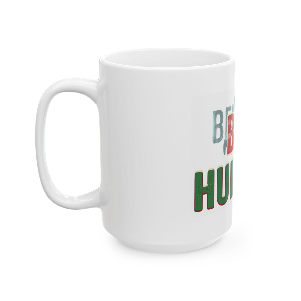 "Bah Humburg" White Ceramic Mug