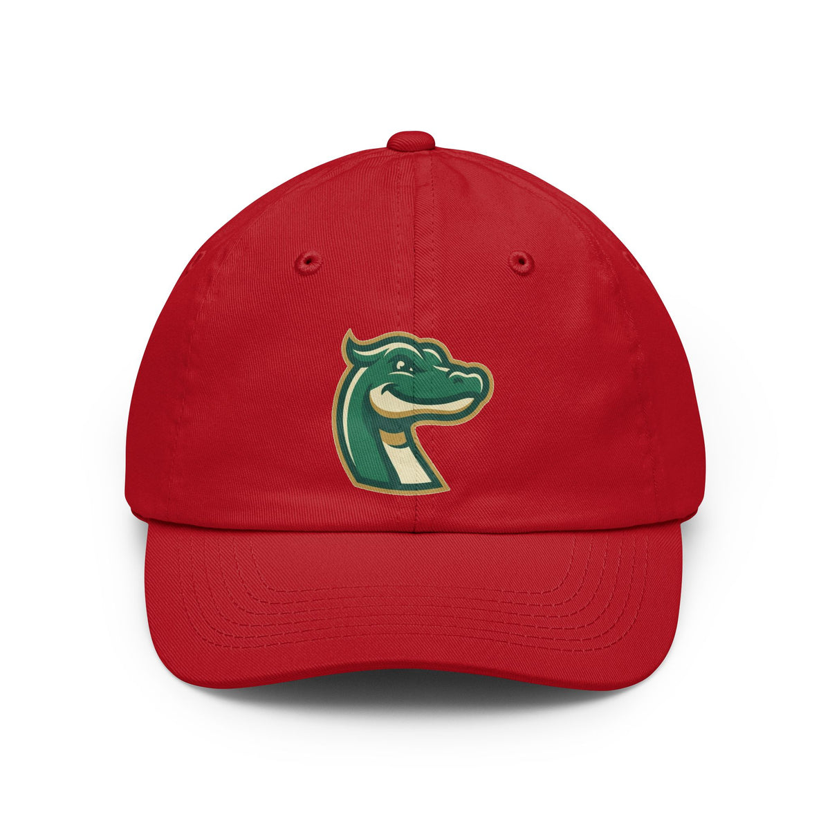 Color: Red | Ogopogo (Canada) Dad Hat — Graphic