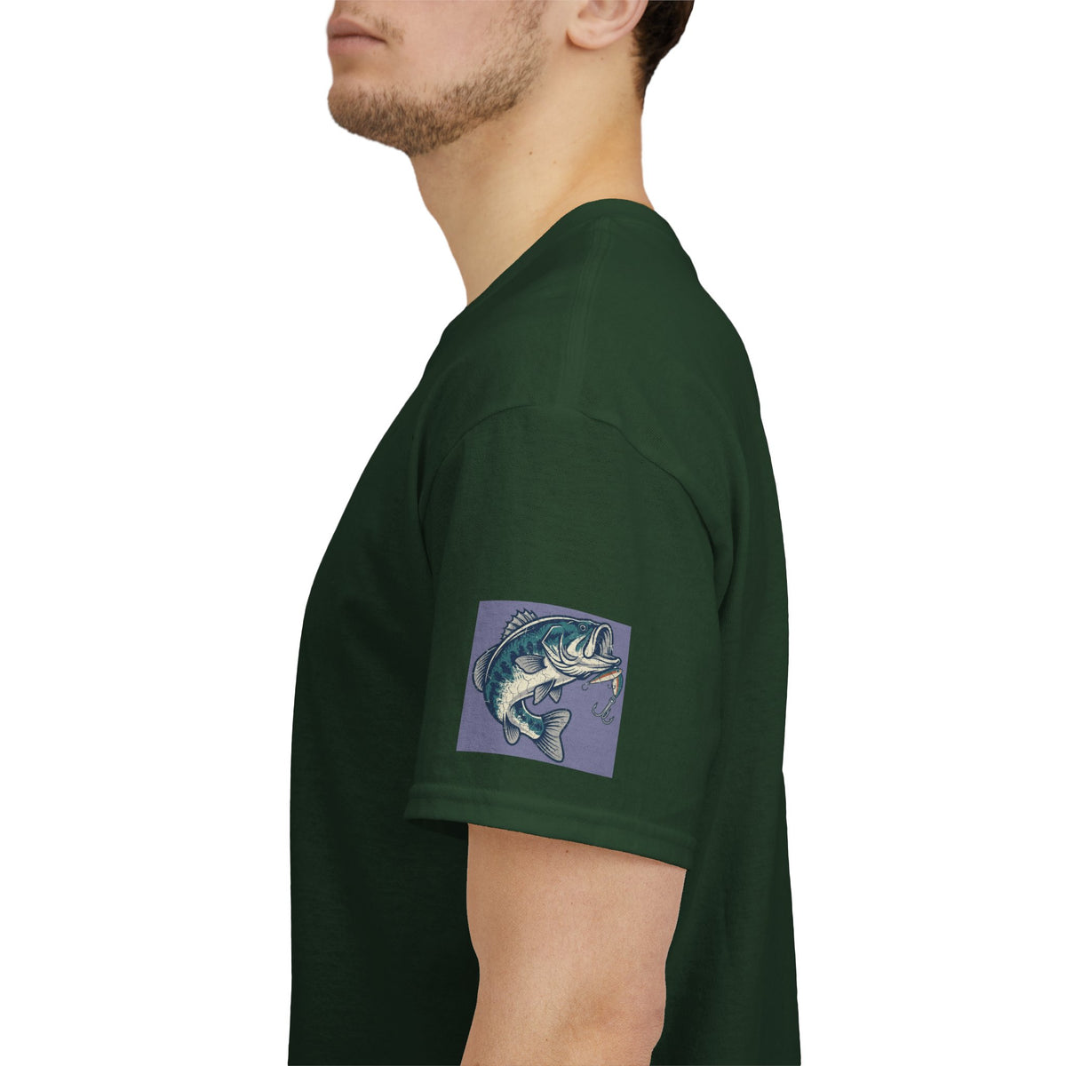 Color: Forest Green | Never Leave A Good Hole Premium Graphic Tee