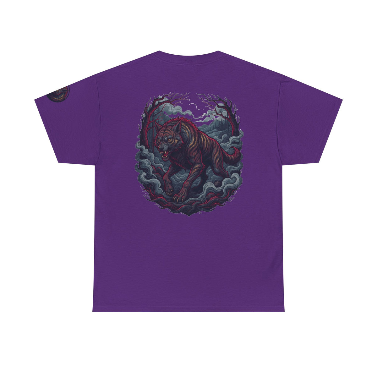 Color: Purple | The Beast of Gévaudan (France) Premium Graphic Tee