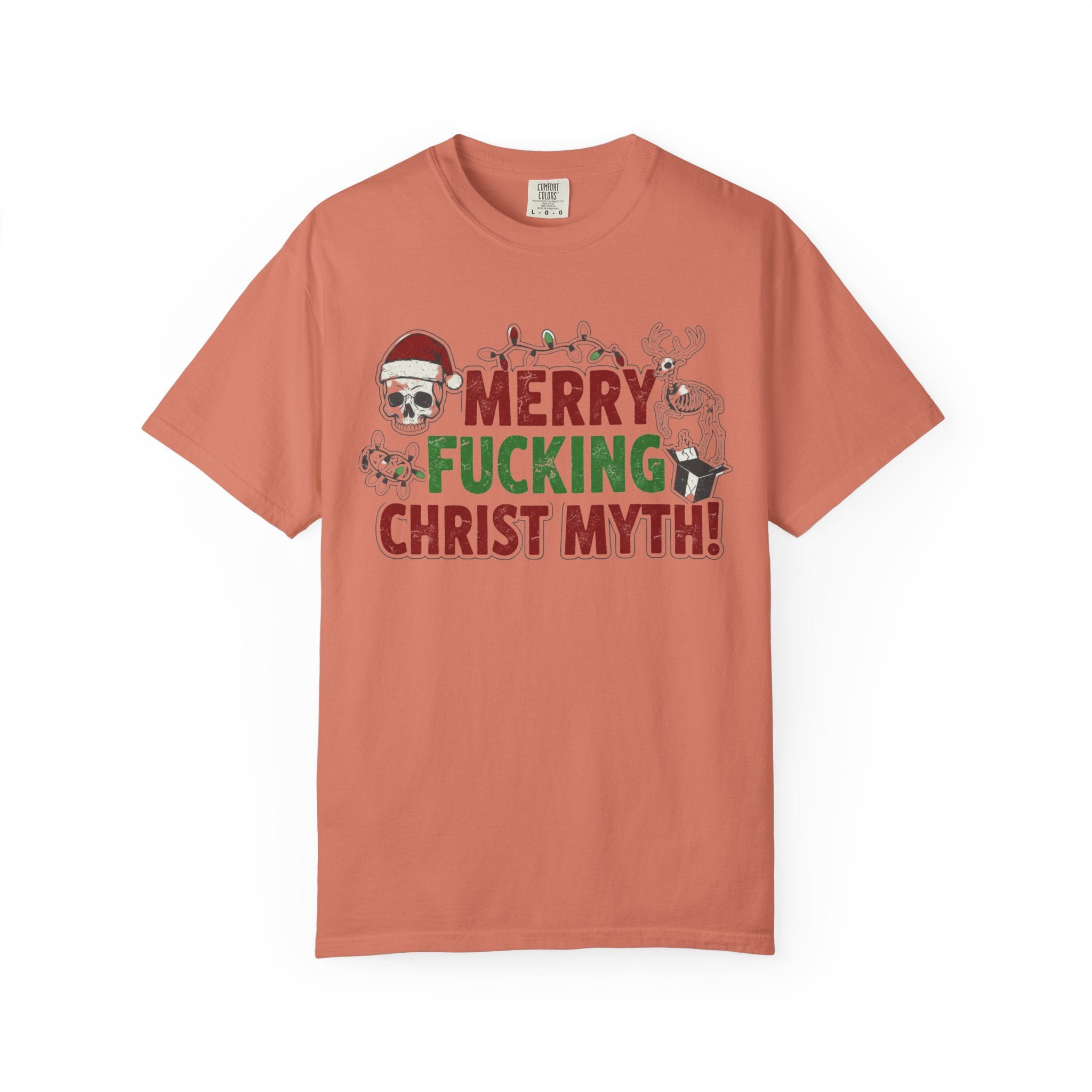 "MF Christ Myth" Unisex Garment-Dyed T-shirt