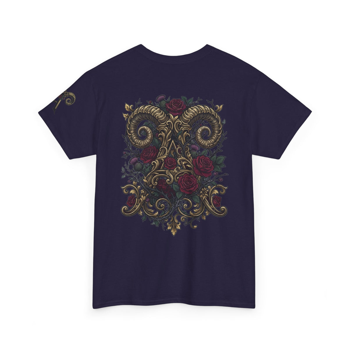 Floral Monogram Aries Premium Graphic Tee