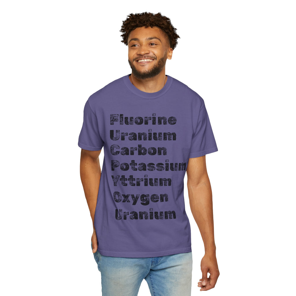"Periodic Salt" Unisex Garment-Dyed T-shirt