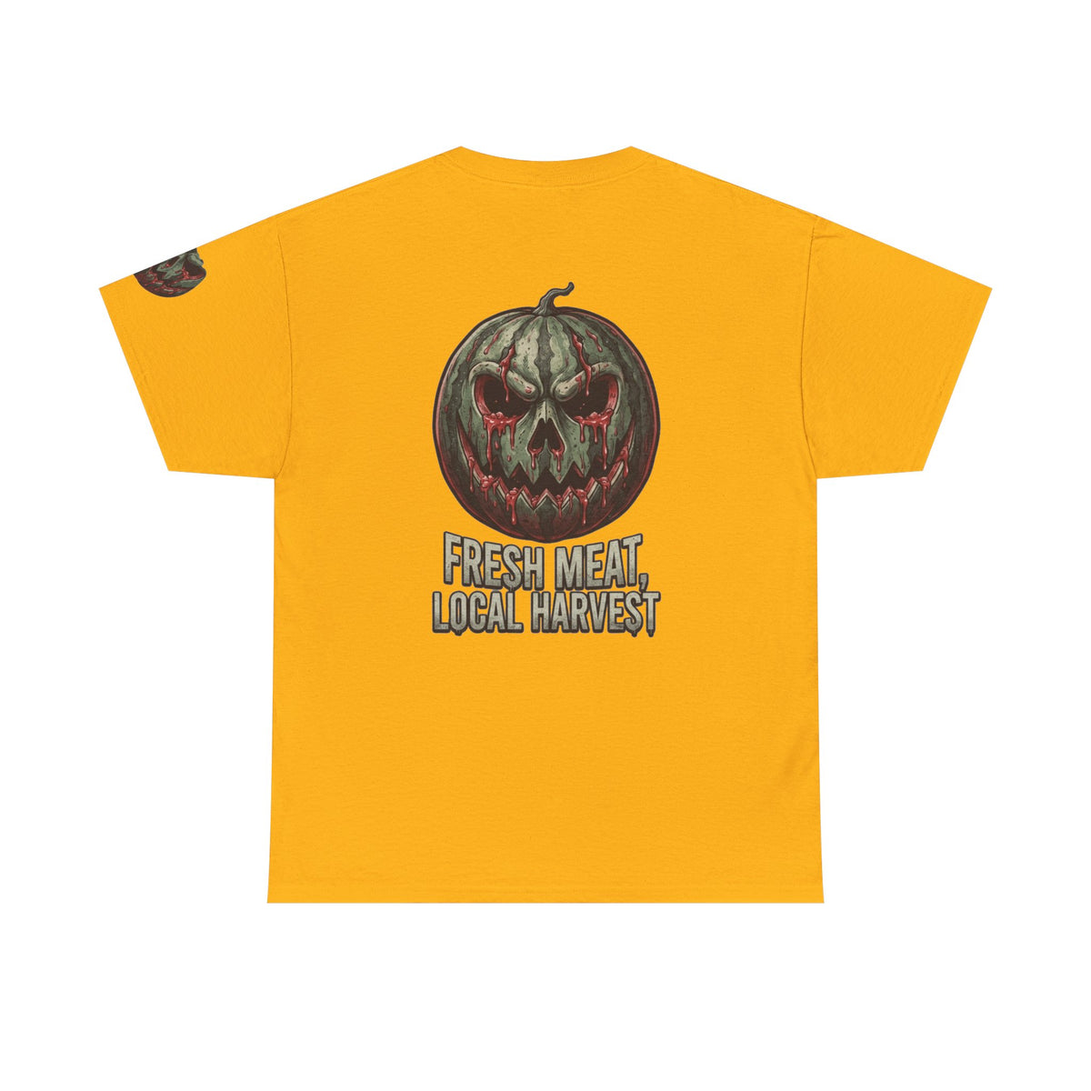 Color: Gold | Fresh Meat, Local Harvest Premium Graphic Tee