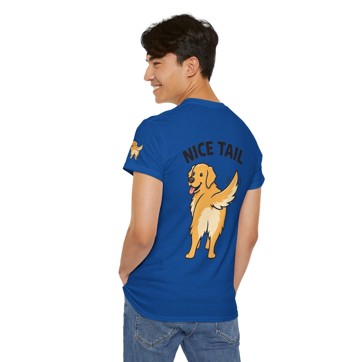 Color: Royal | Nice Tail Premium Graphic Tee