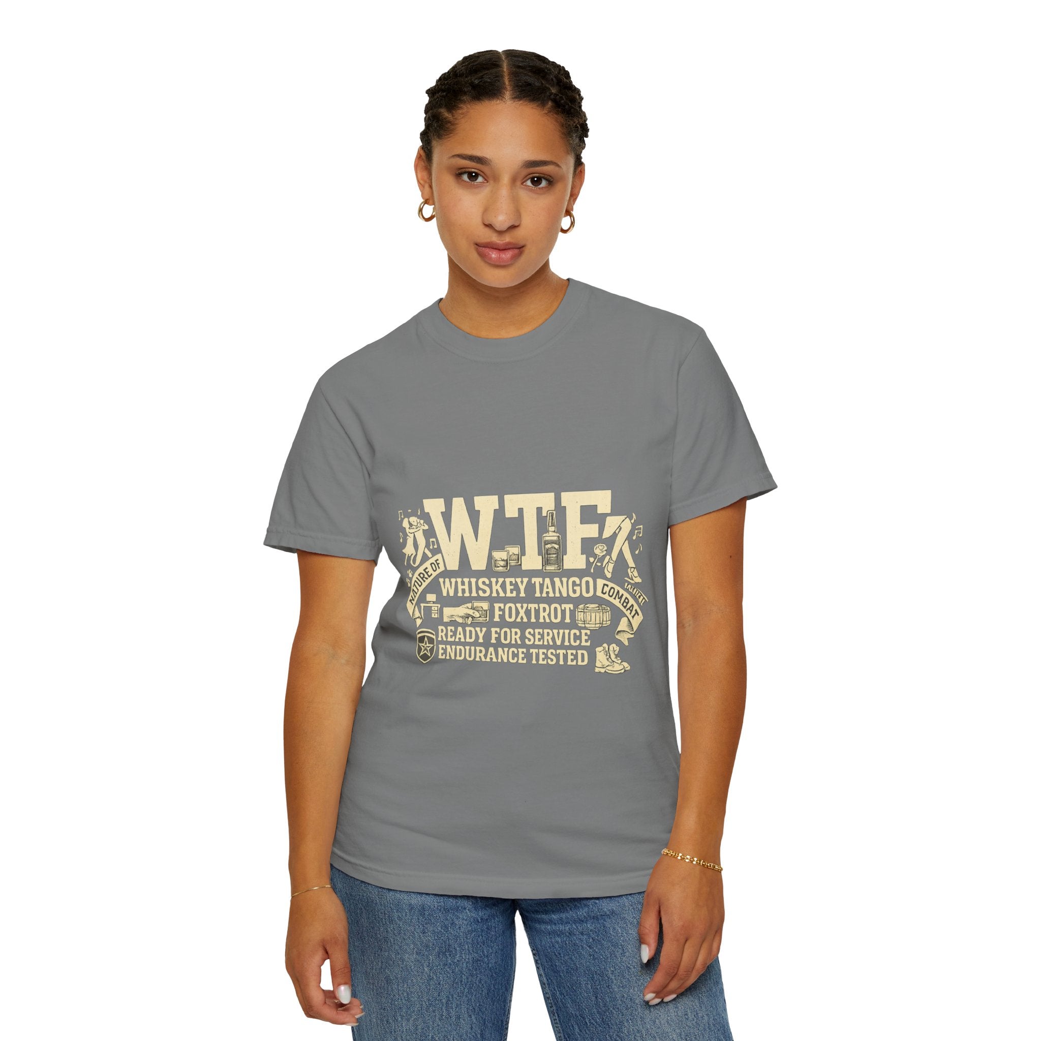WTF Nature of Combat | Garment-Dyed Tee — AttitudeShirts
