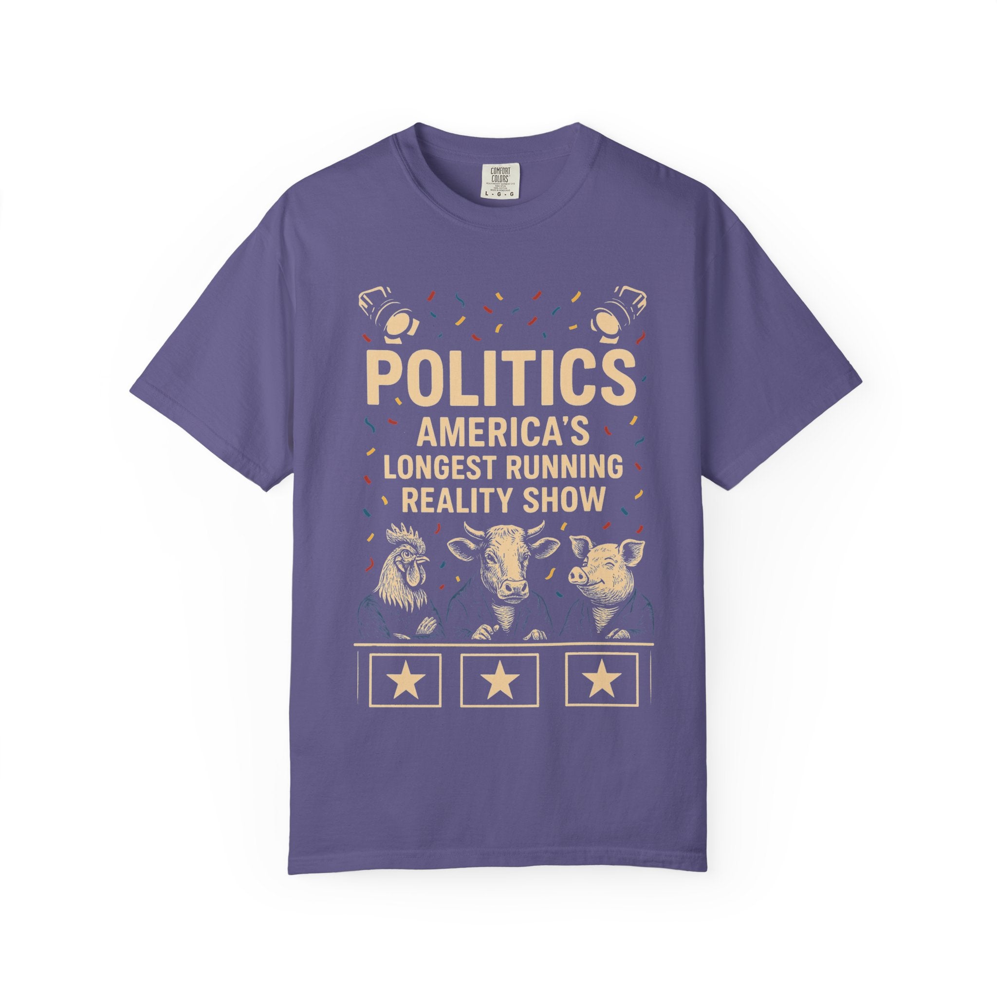 "The Ultimate Reality Show" Unisex Garment-Dyed T-shirt