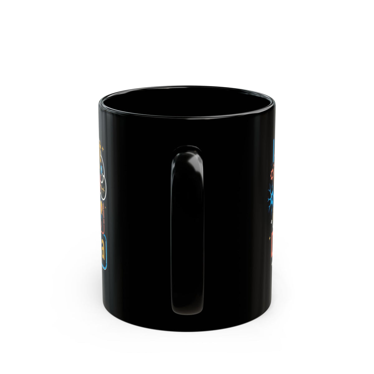 "I May Not Be Sexy But I'm Dyslexia" Black Ceramic Mug