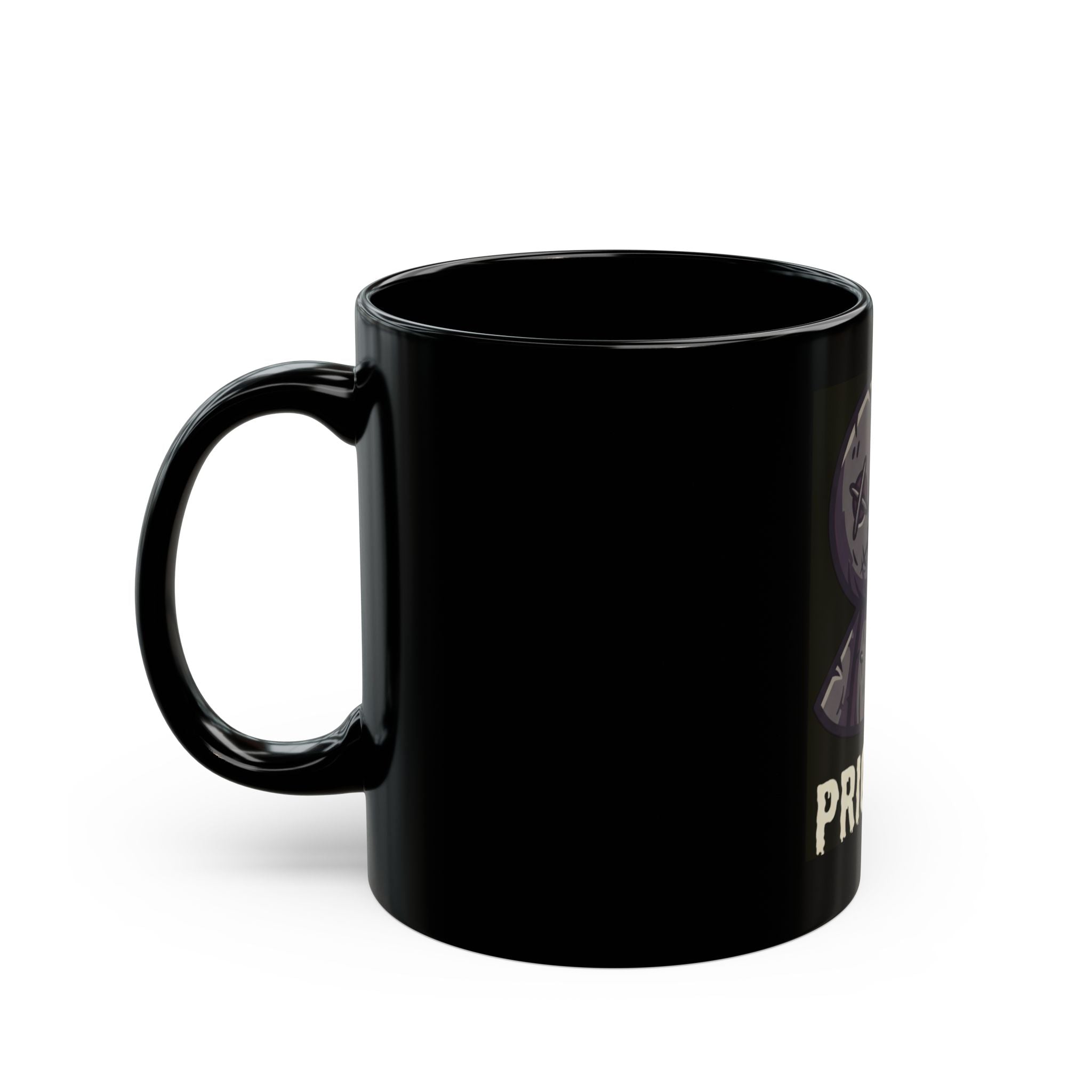 "Prick Me Where I Like It" Black Ceramic Mug — Graphic