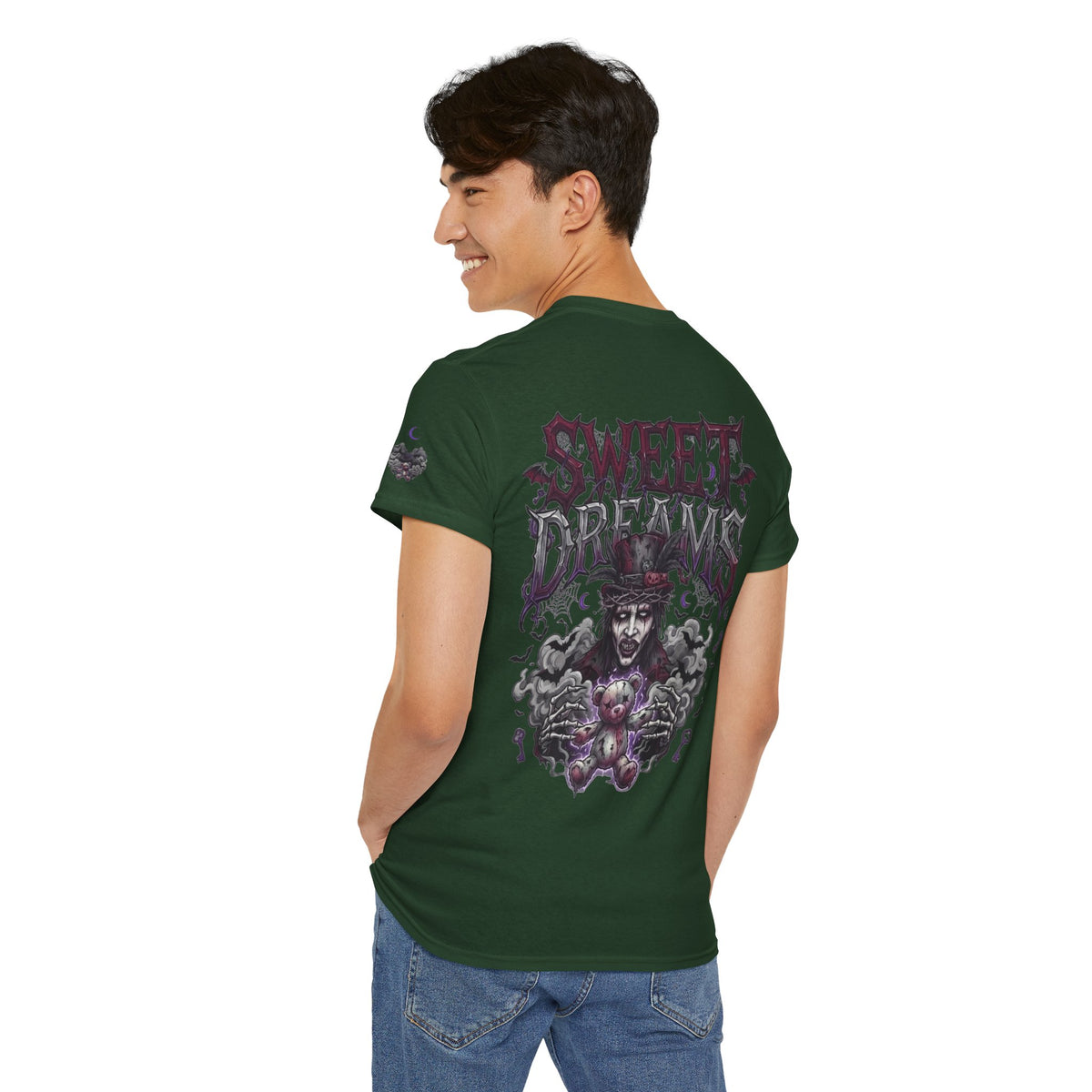 Color: Forest Green | Sweet Dreams Premium Graphic Tee