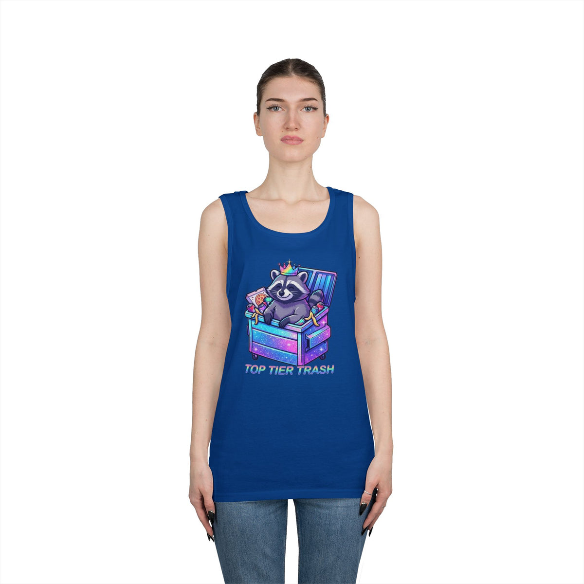 Color: Royal | Top Tier Trash Tank Top