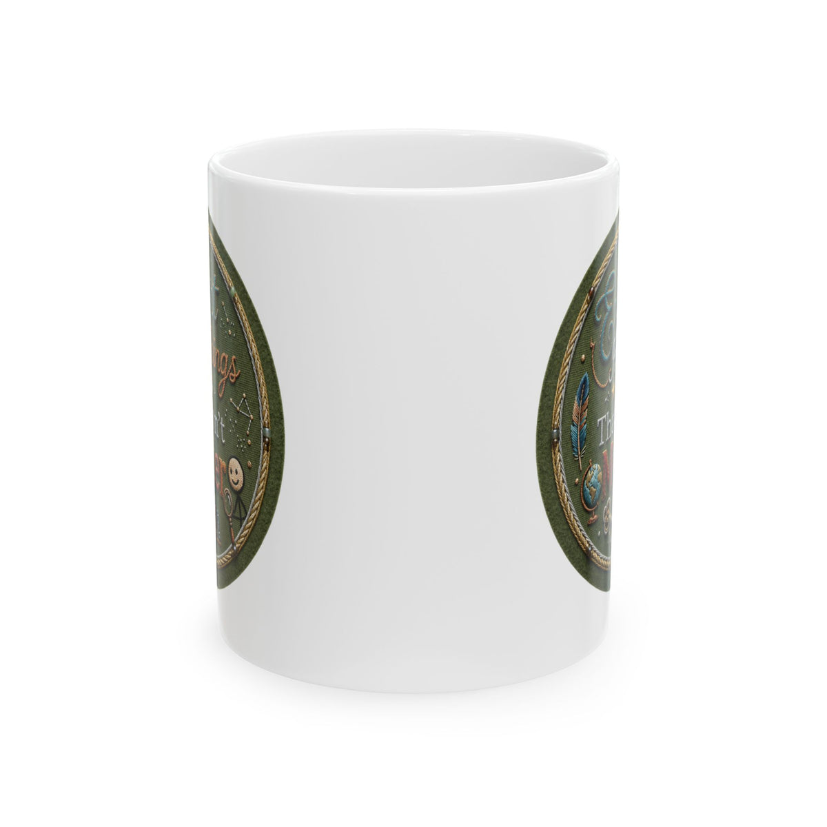 "Expert In Things That Don't Matter" White Ceramic Mug