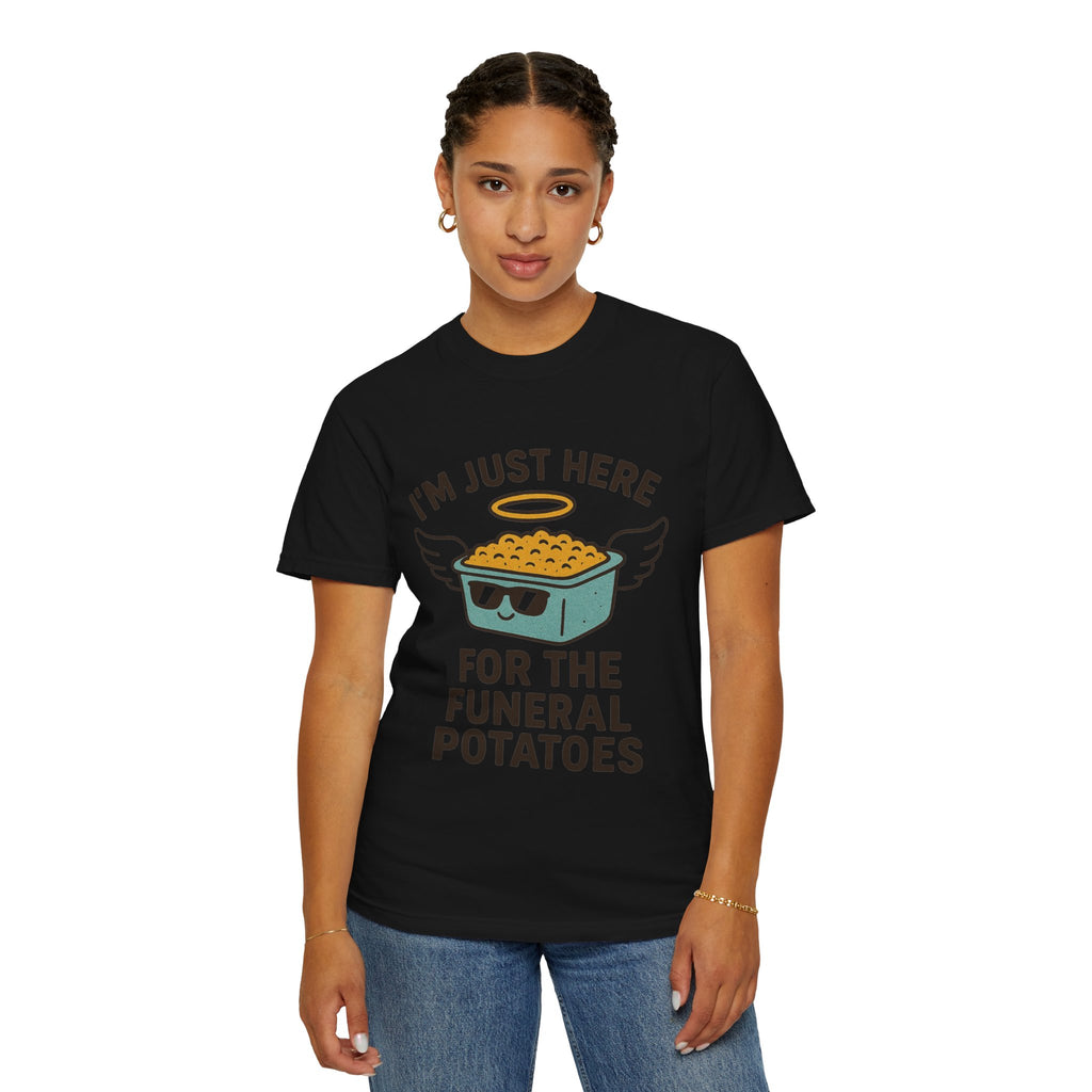 "Funeral Potatoes" Unisex Garment-Dyed T-shirt