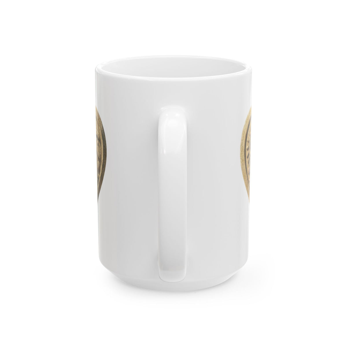 "I Luv The Beach" White Ceramic Mug — Graphic