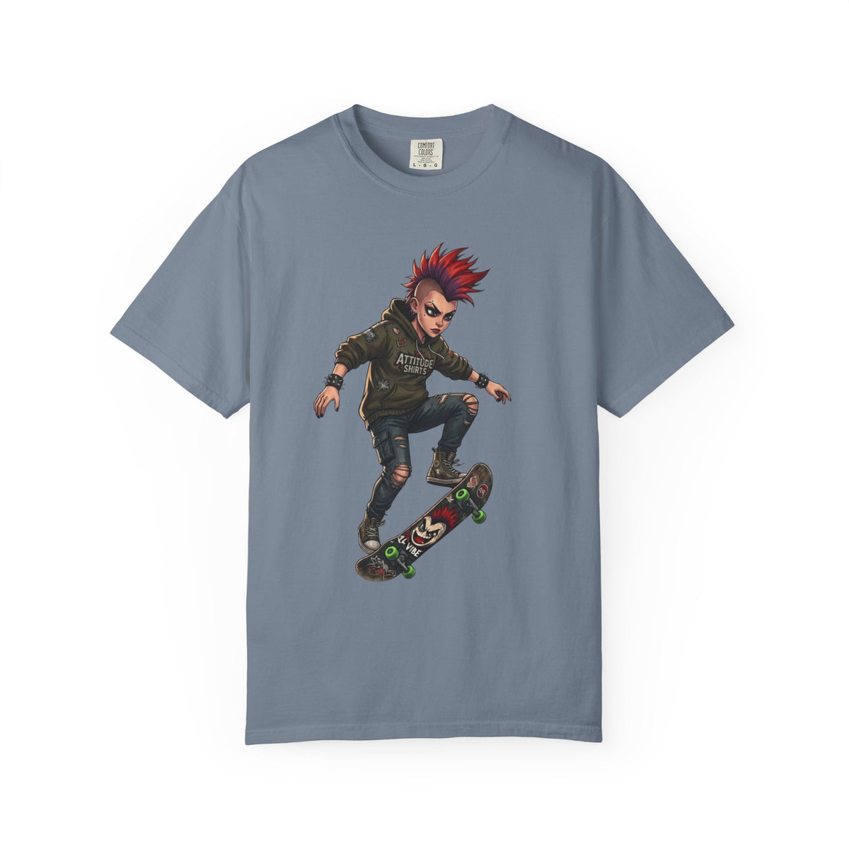 Color: Blue Jean | Riot Unisex Garment-Dyed Tee