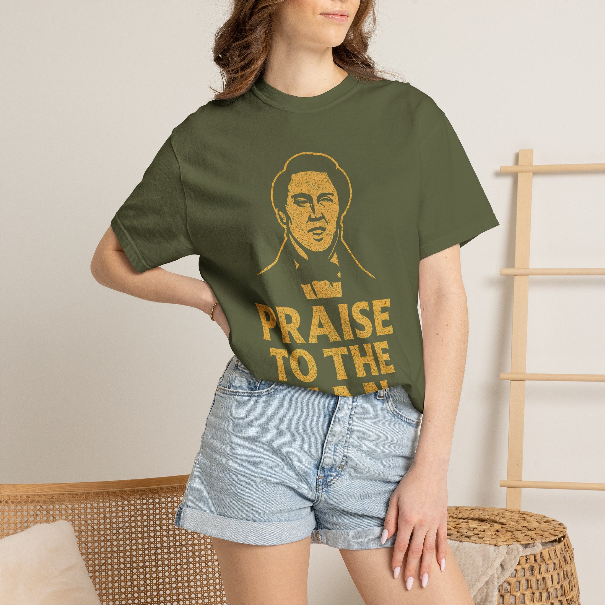 "Praise to the Man" Unisex Garment-Dyed T-shirt