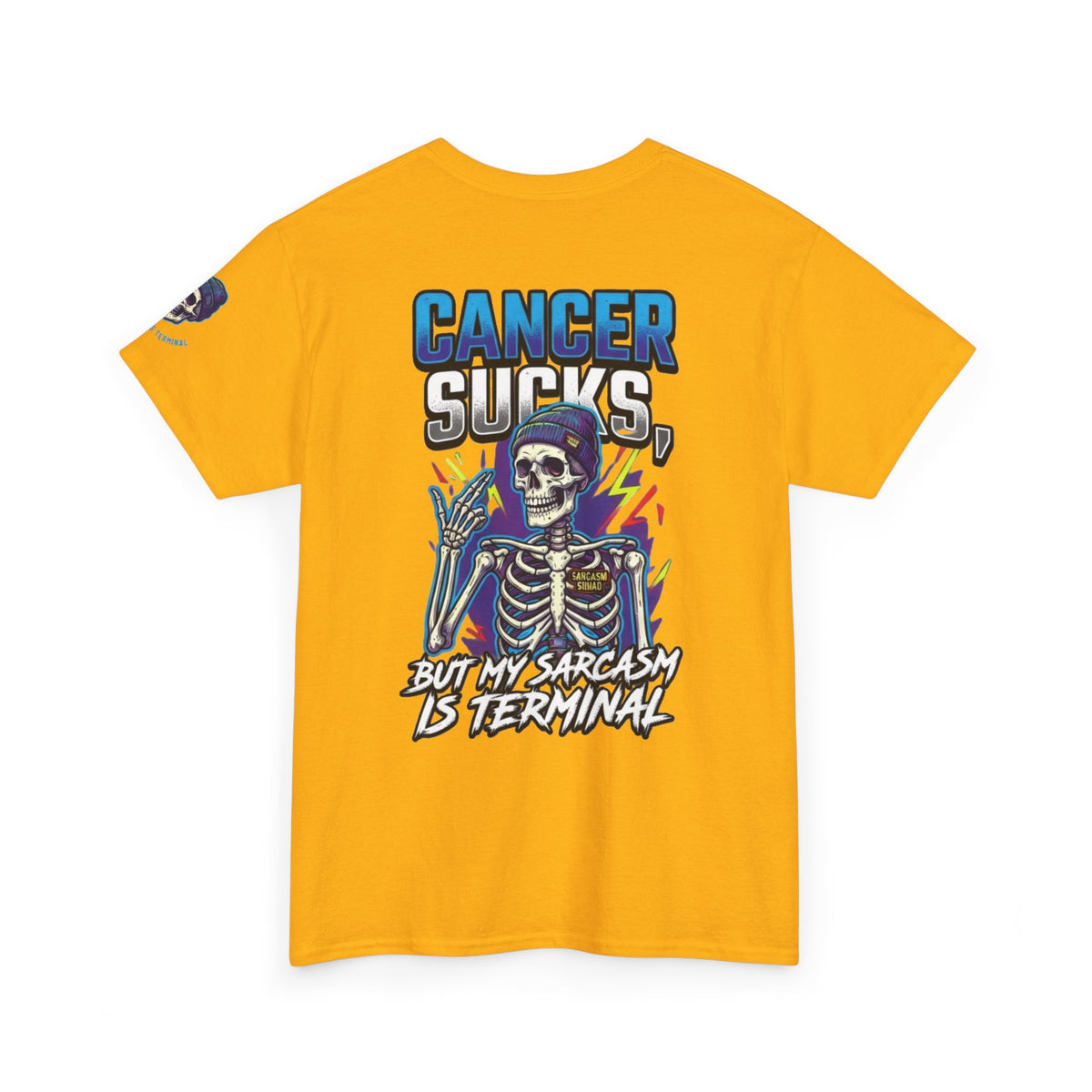 Cancer Sucks But My Sarcasm Is Terminal Premium Graphic Tee