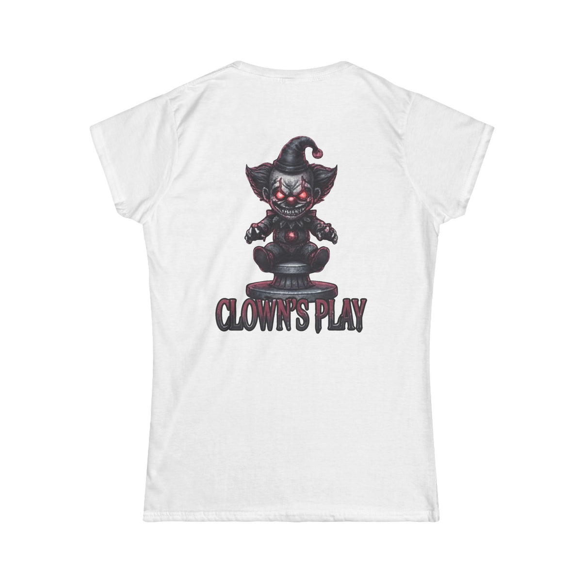 Color: White | Clown Play Women's Tee