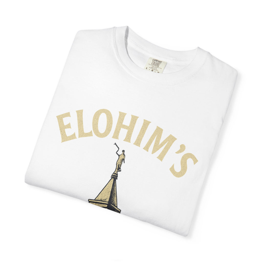 "Elohim's Favorite Apostate" Unisex Garment-Dyed T-shirt