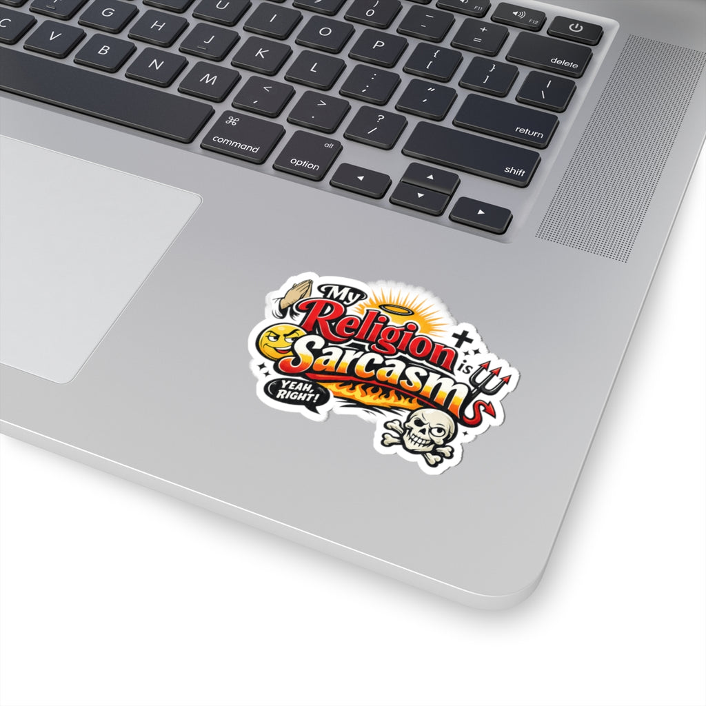 Holy Sarcasm | Kiss-Cut Sticker — AttitudeShirts