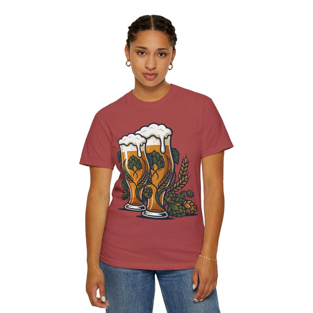 "Beer" Unisex Garment-Dyed Tee