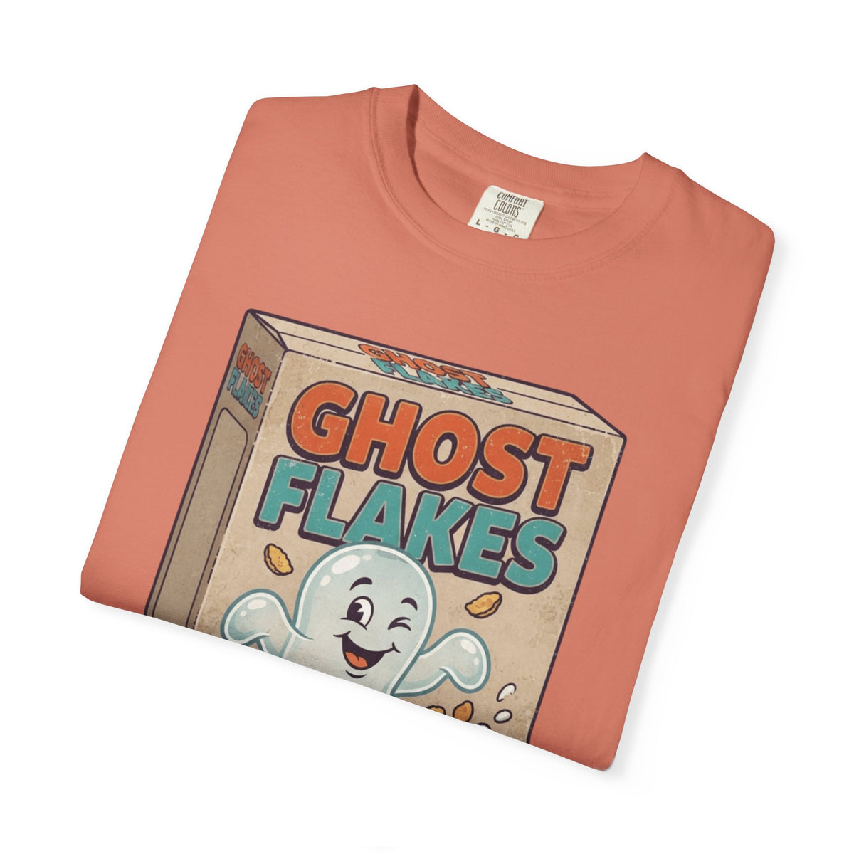 "Ghost Flakes" Unisex Garment-Dyed Tee