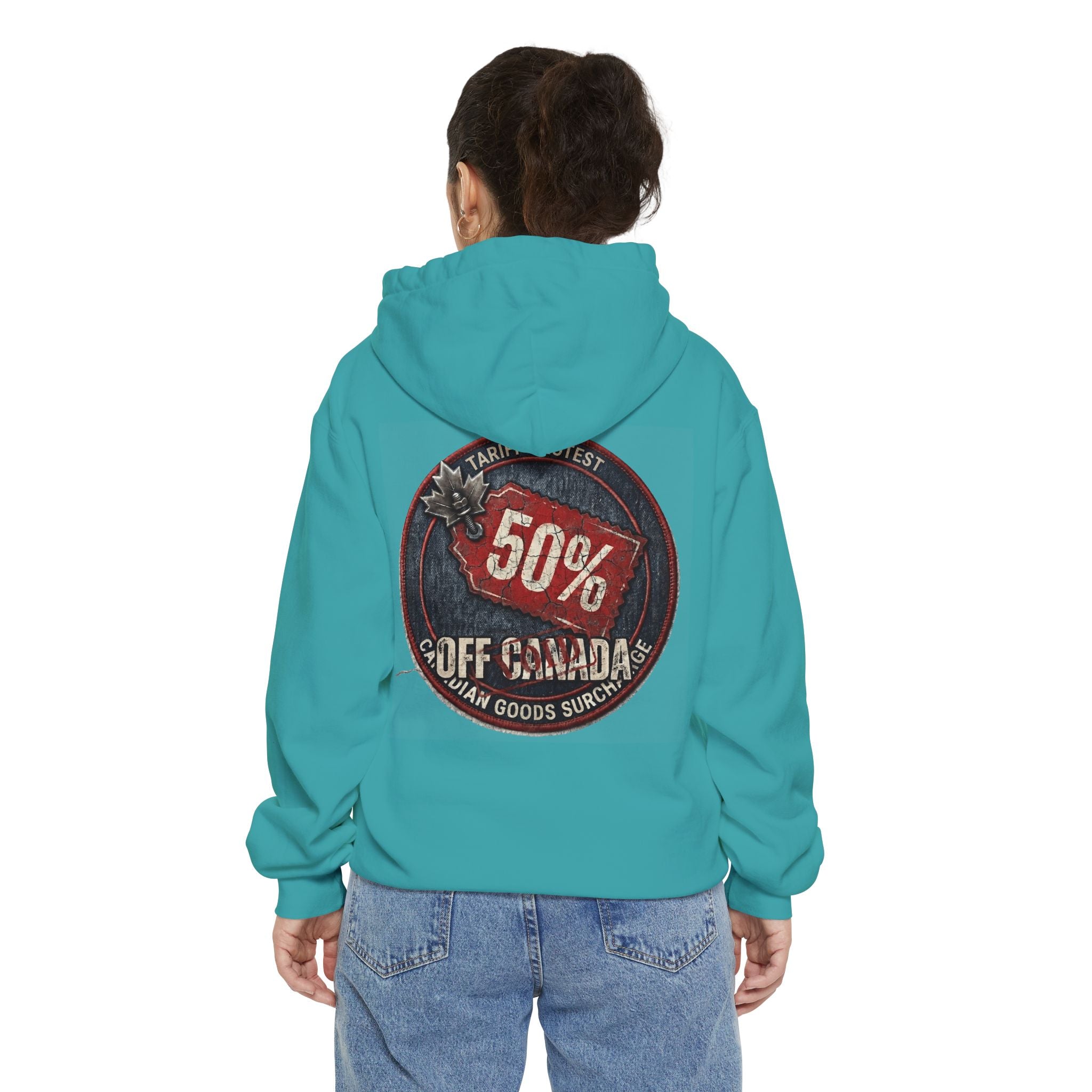 "50% Off Canada" Garment-Dyed Hoodie