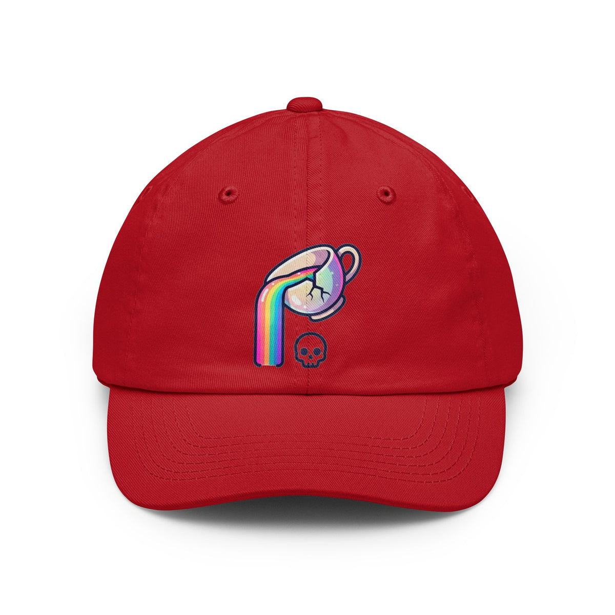 Color: Red | Surviving on Caffeine Spite and Superior Aesthetics Dad Hat