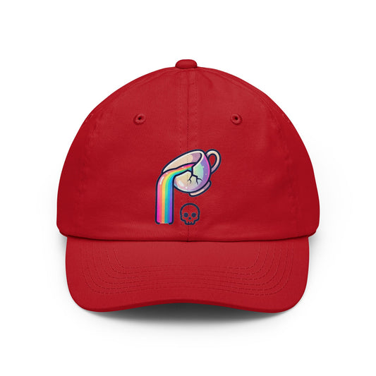 Color: Red | Surviving on Caffeine Spite and Superior Aesthetics Dad Hat