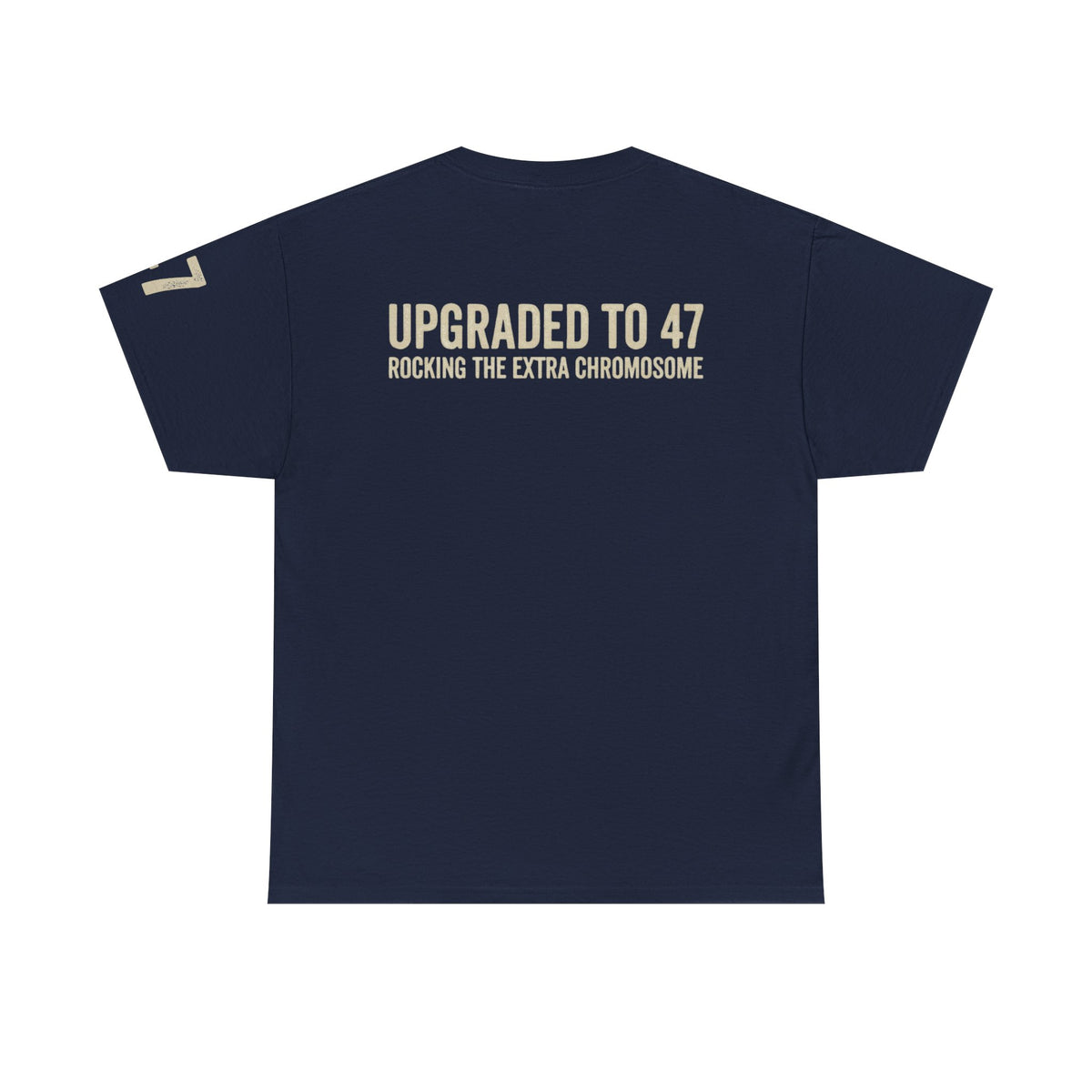 Color: Navy | 47 Chromosomes Premium Graphic Tee