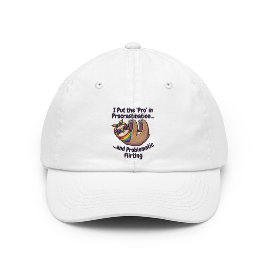 Color: White | Pro in Problematic Flirting Dad Hat