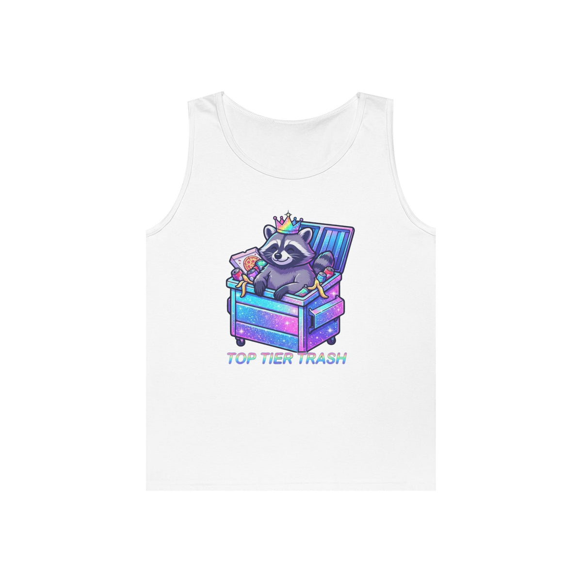 Color: White | Top Tier Trash Tank Top