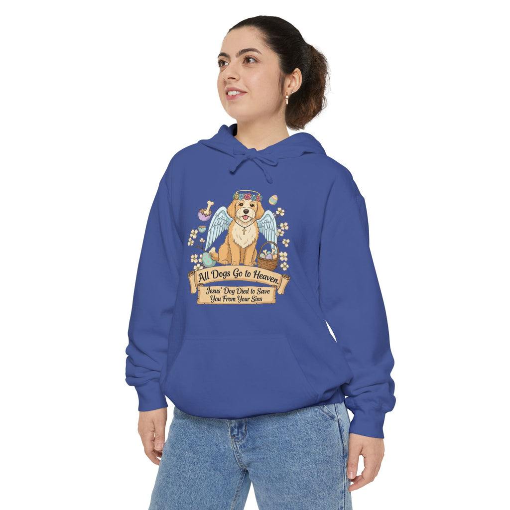 Heaven's Got a Paw Patrol | Garment-Dyed Hoodie — AttitudeShirts
