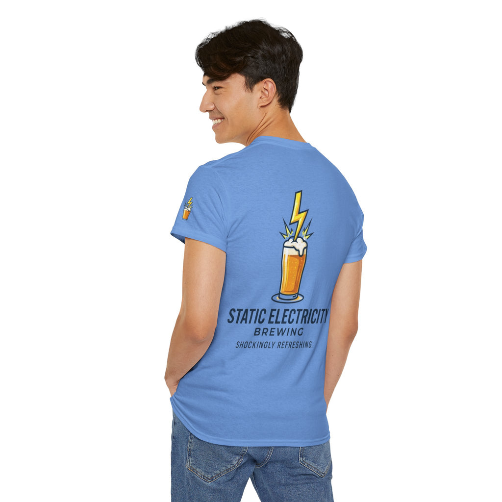 "Static Electricity Brewing" Premium Graphic Tee