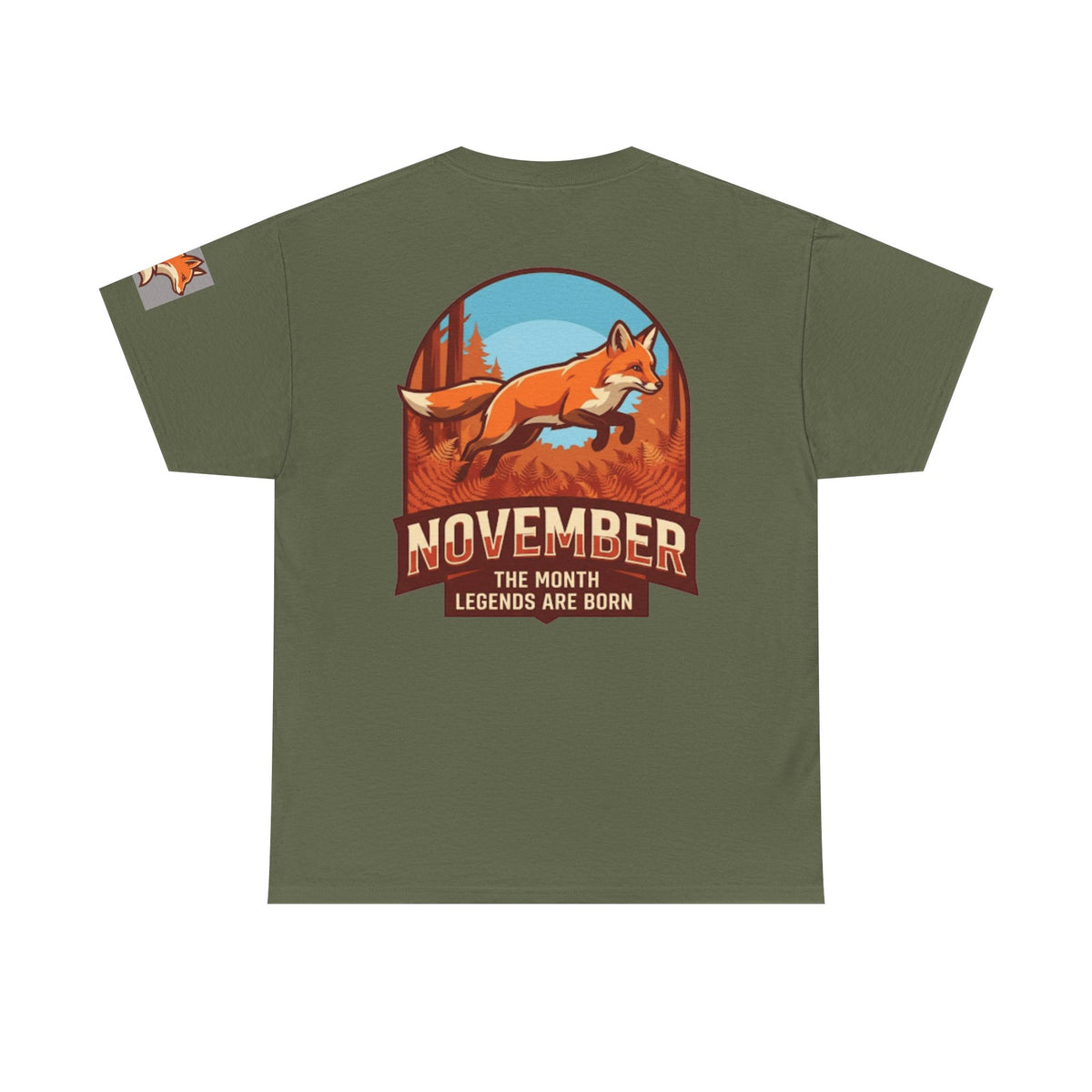 Color: Military Green | November Legend Premium Graphic Tee