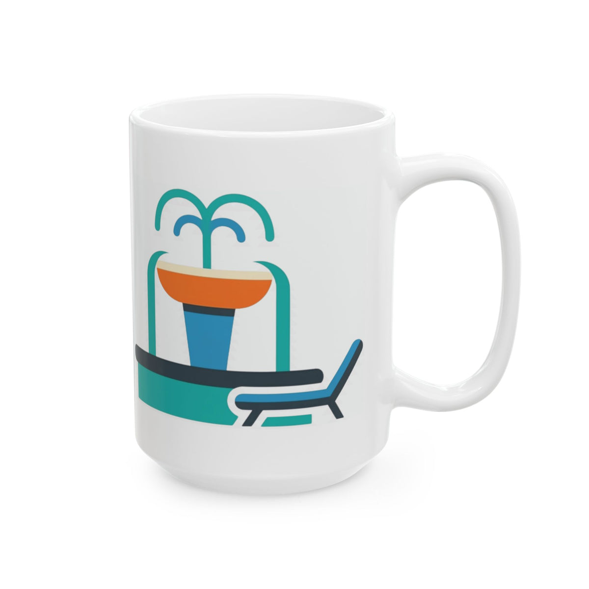 "July Member" White Ceramic Mug — Graphic