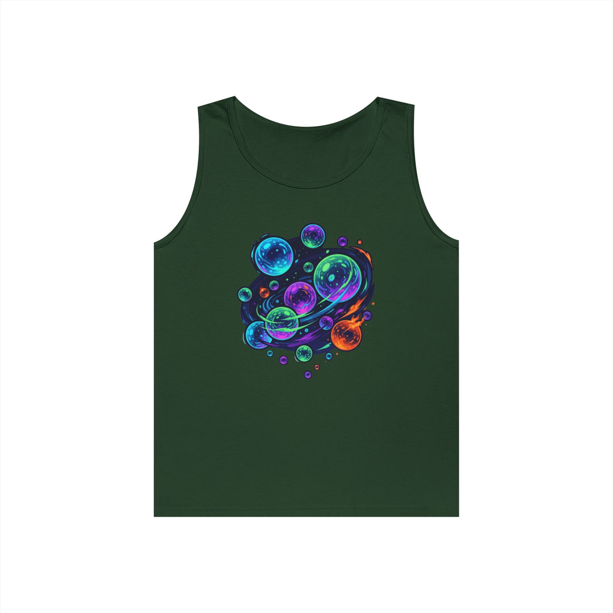 Color: Forest Green | MinMin Lights (Australian Folklore) Tank Top