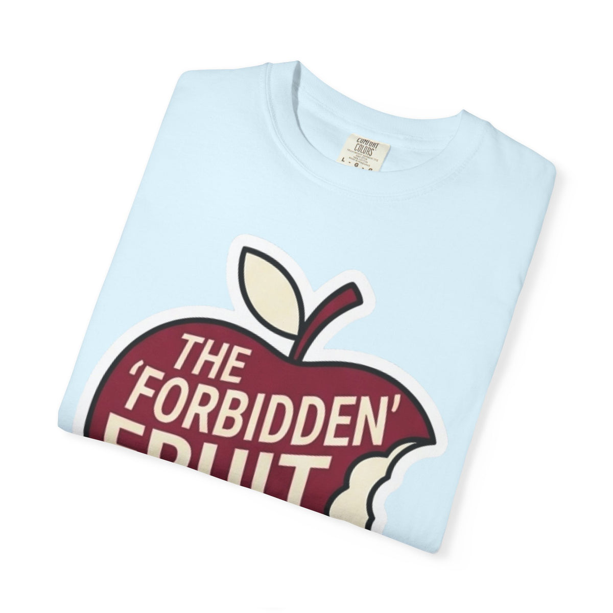 "Good Book Series Forbidden Fruit Tasted Better" Unisex Garment-Dyed Tee