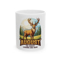 "August Legend" White Ceramic Mug