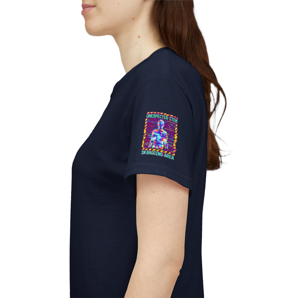 "Unexpected Item In Bagging Area" Premium Graphic Tee