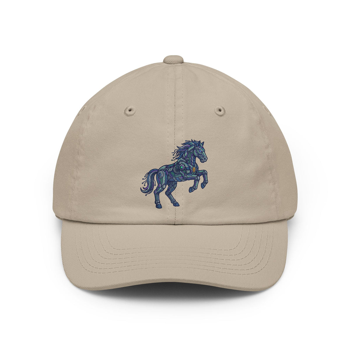 Color: Stone | Cyber Mustang Dad Hat