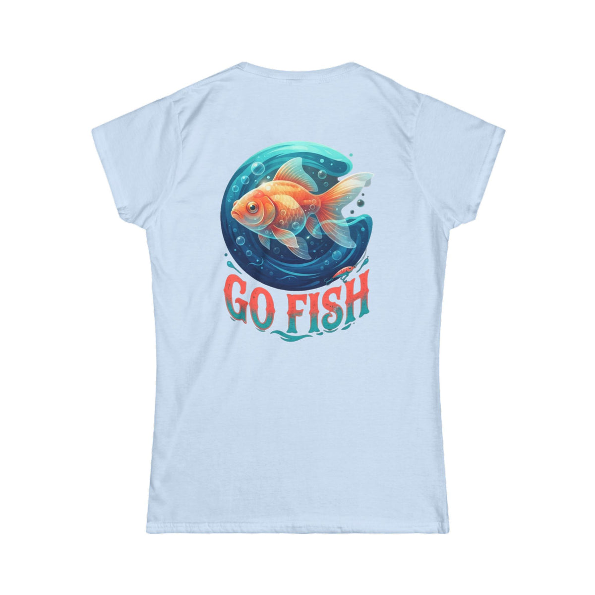Color: Light Blue | Go Fish Women's Tee