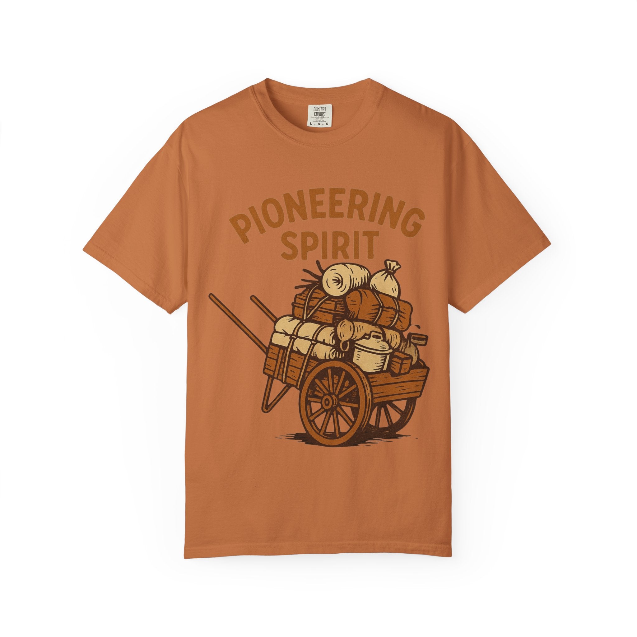 "Pioneering Spirit" Unisex Garment-Dyed T-shirt